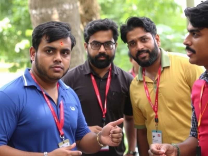 Indian Players Collaborating Indian Players Team in Chilli Treasure Hunt